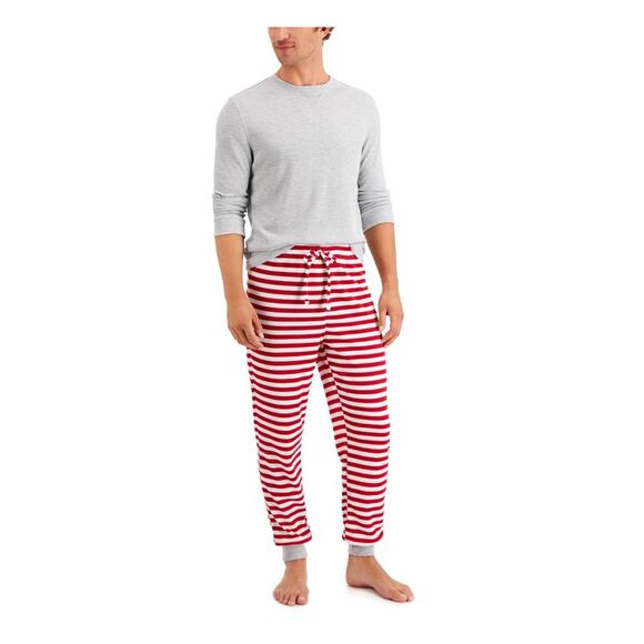 FAMILY PJs Other - FAMILY PJs Mens Red Top Elastic Band Long Sleeve Lounge Pants Thermal Pajamas M